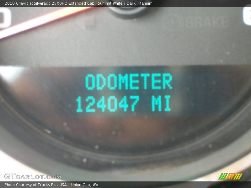 Summit White / Dark Titanium 2010 Chevrolet Silverado 2500HD Extended Cab