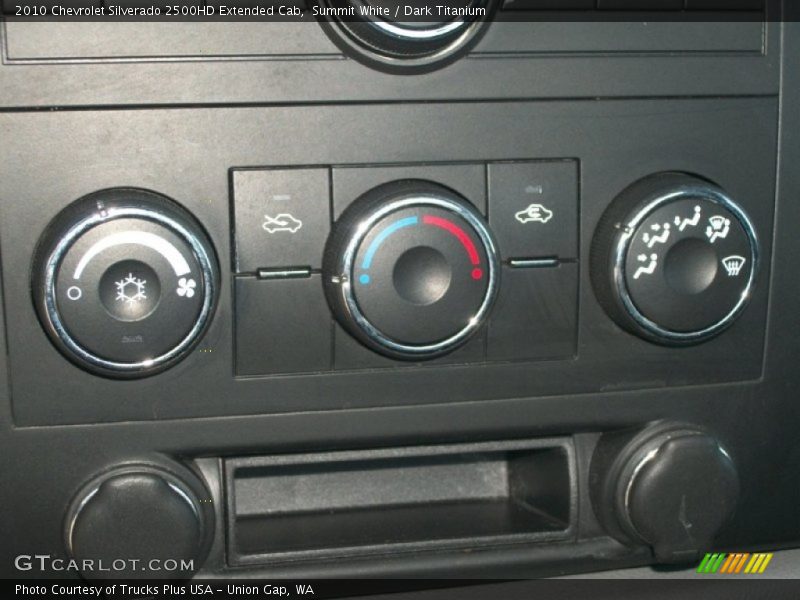 Summit White / Dark Titanium 2010 Chevrolet Silverado 2500HD Extended Cab