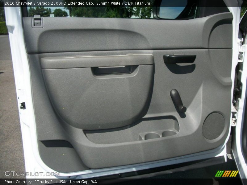 Summit White / Dark Titanium 2010 Chevrolet Silverado 2500HD Extended Cab