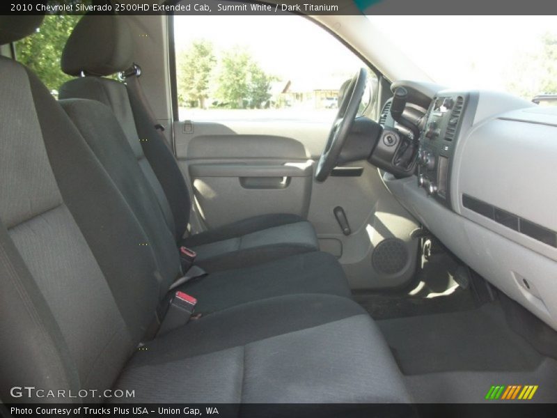 Summit White / Dark Titanium 2010 Chevrolet Silverado 2500HD Extended Cab