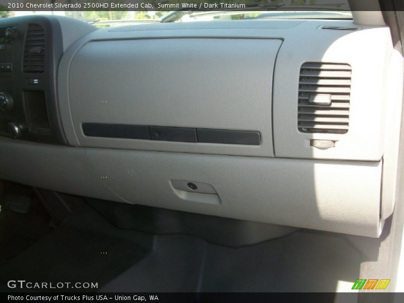 Summit White / Dark Titanium 2010 Chevrolet Silverado 2500HD Extended Cab