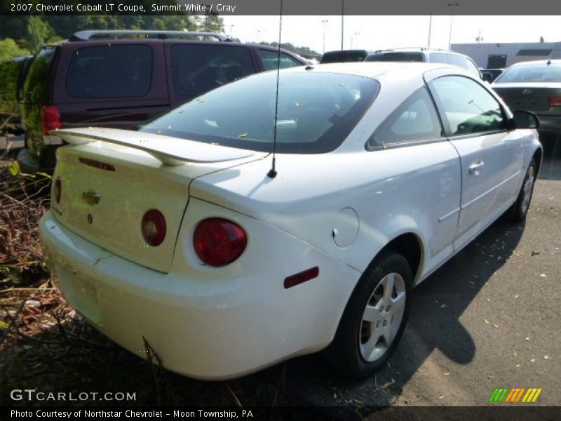 Summit White / Gray 2007 Chevrolet Cobalt LT Coupe