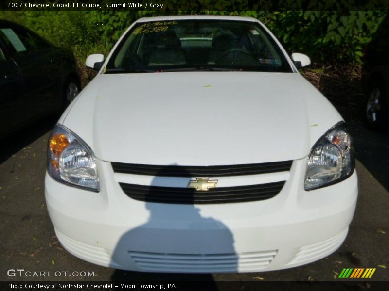 Summit White / Gray 2007 Chevrolet Cobalt LT Coupe