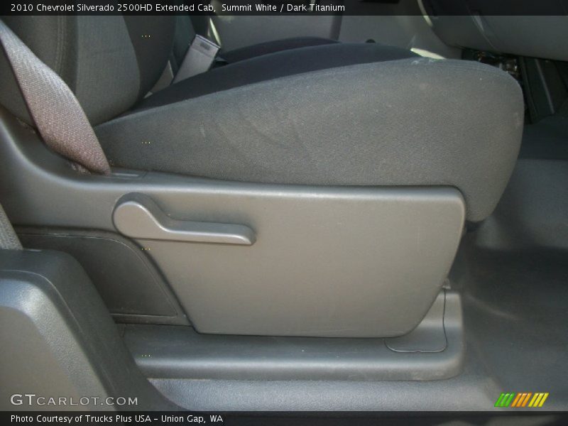 Summit White / Dark Titanium 2010 Chevrolet Silverado 2500HD Extended Cab