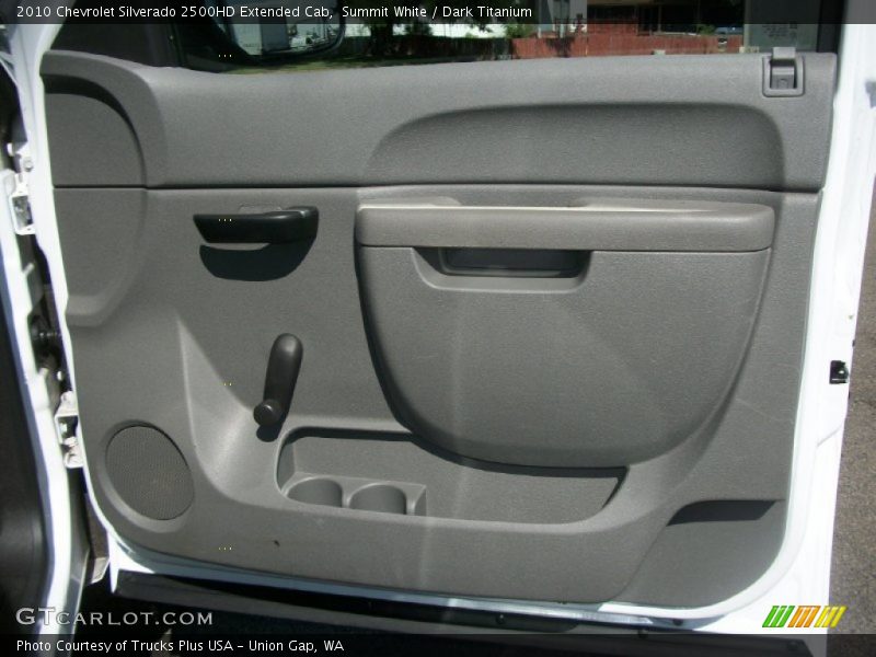 Summit White / Dark Titanium 2010 Chevrolet Silverado 2500HD Extended Cab
