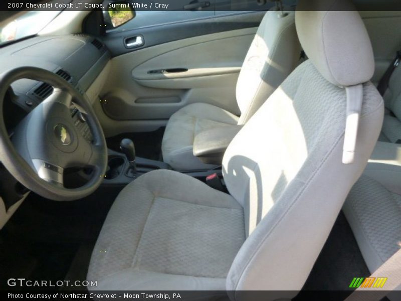 Summit White / Gray 2007 Chevrolet Cobalt LT Coupe