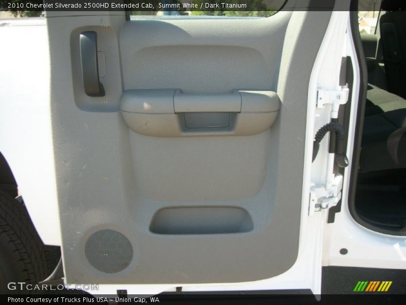 Summit White / Dark Titanium 2010 Chevrolet Silverado 2500HD Extended Cab