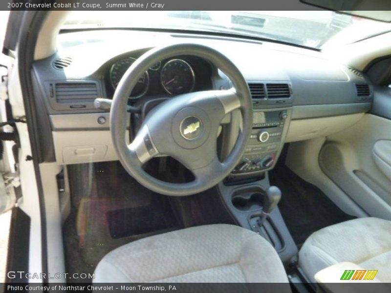 Summit White / Gray 2007 Chevrolet Cobalt LT Coupe