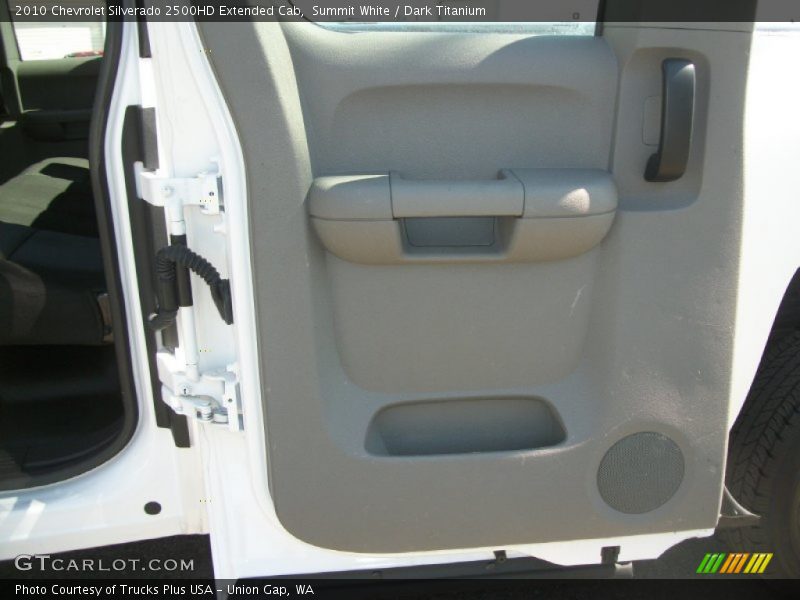 Summit White / Dark Titanium 2010 Chevrolet Silverado 2500HD Extended Cab