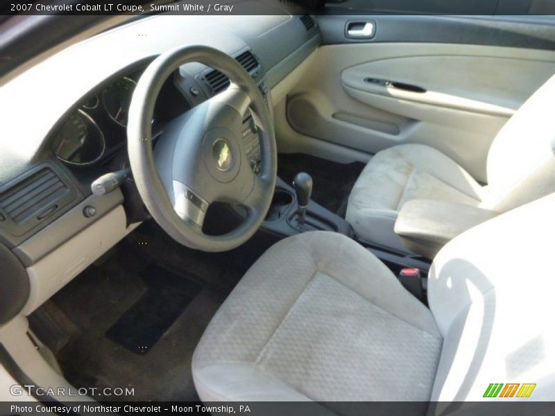 Summit White / Gray 2007 Chevrolet Cobalt LT Coupe