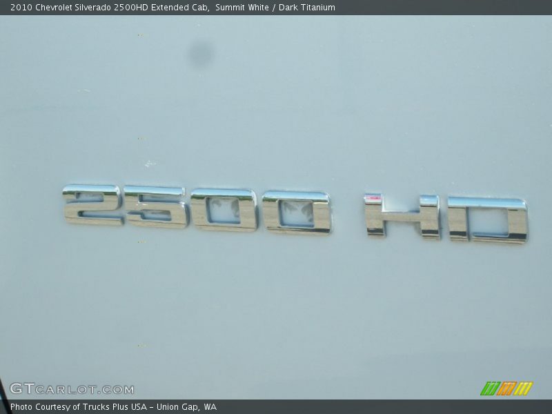 Summit White / Dark Titanium 2010 Chevrolet Silverado 2500HD Extended Cab