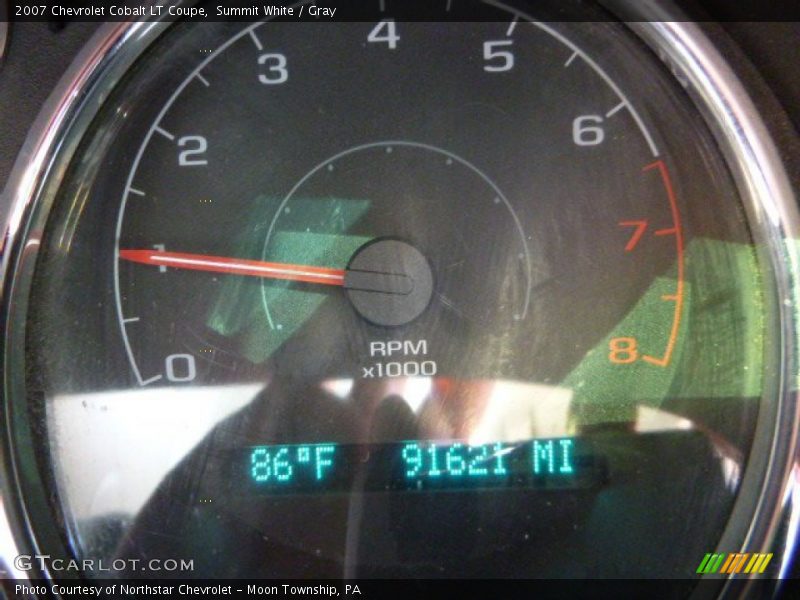Summit White / Gray 2007 Chevrolet Cobalt LT Coupe