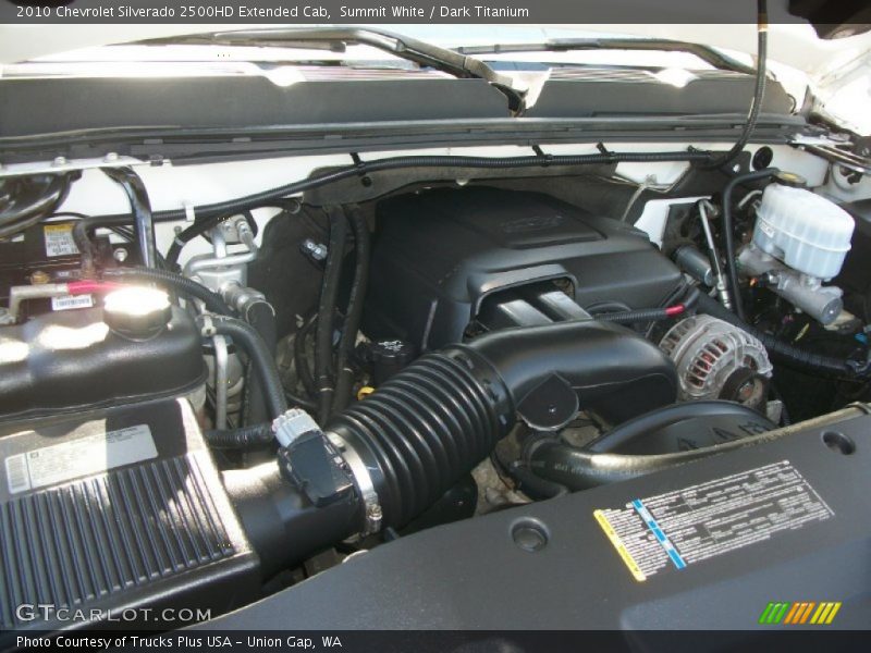 Summit White / Dark Titanium 2010 Chevrolet Silverado 2500HD Extended Cab