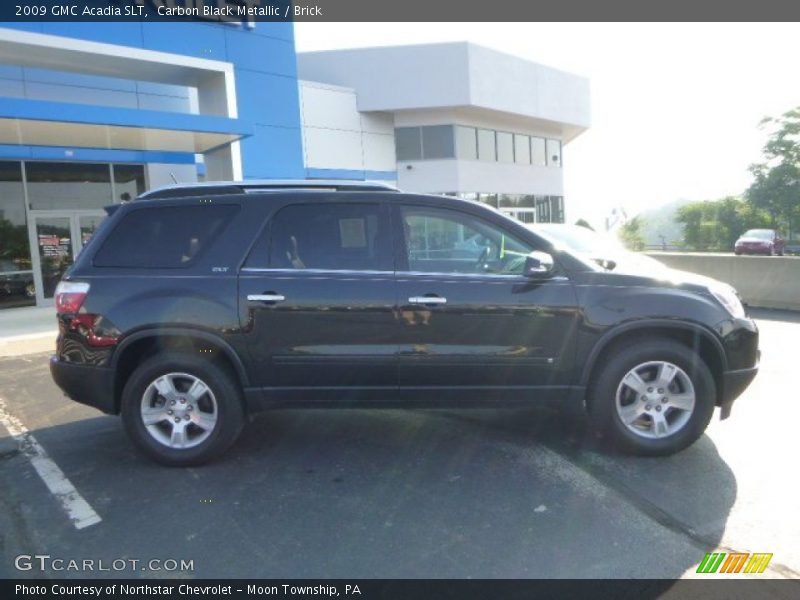 Carbon Black Metallic / Brick 2009 GMC Acadia SLT