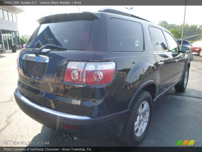 Carbon Black Metallic / Brick 2009 GMC Acadia SLT