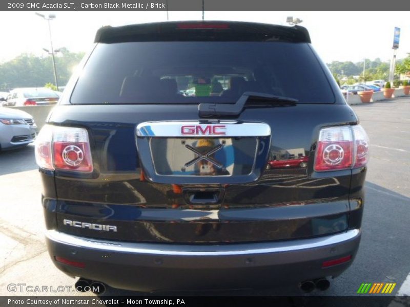 Carbon Black Metallic / Brick 2009 GMC Acadia SLT