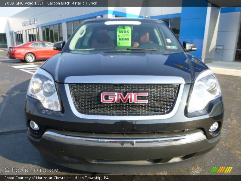 Carbon Black Metallic / Brick 2009 GMC Acadia SLT