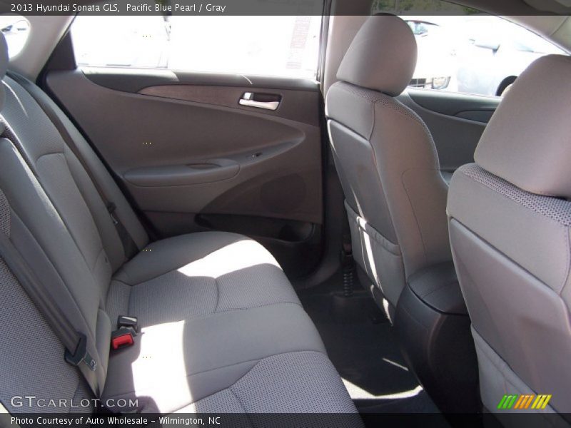 Pacific Blue Pearl / Gray 2013 Hyundai Sonata GLS