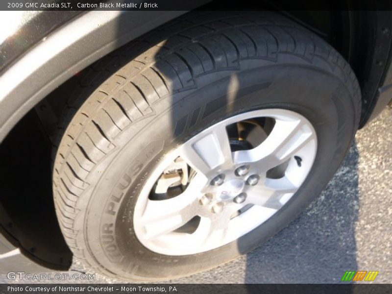 Carbon Black Metallic / Brick 2009 GMC Acadia SLT
