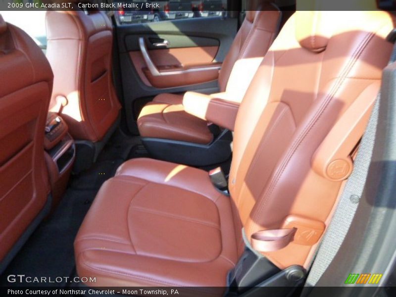 Carbon Black Metallic / Brick 2009 GMC Acadia SLT