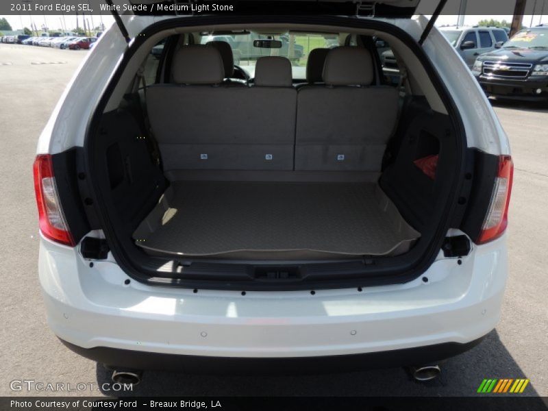 White Suede / Medium Light Stone 2011 Ford Edge SEL