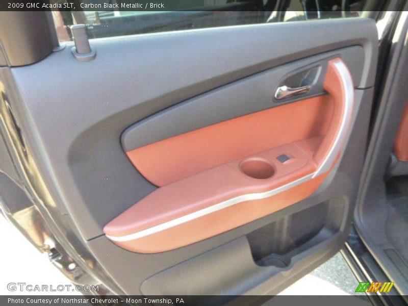 Carbon Black Metallic / Brick 2009 GMC Acadia SLT
