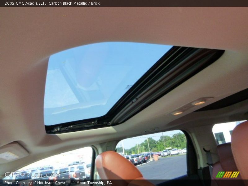 Carbon Black Metallic / Brick 2009 GMC Acadia SLT