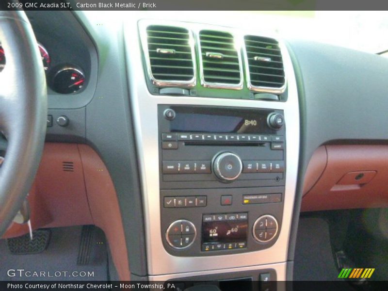 Carbon Black Metallic / Brick 2009 GMC Acadia SLT