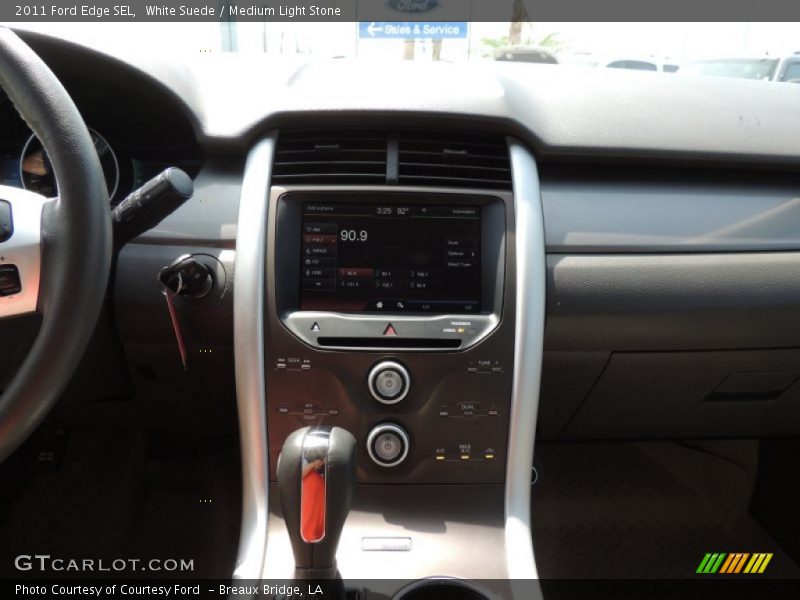 White Suede / Medium Light Stone 2011 Ford Edge SEL