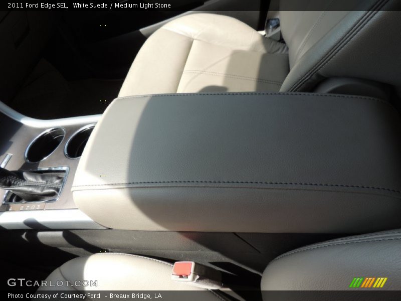 White Suede / Medium Light Stone 2011 Ford Edge SEL
