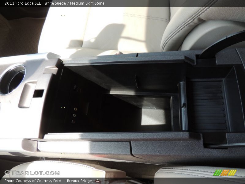White Suede / Medium Light Stone 2011 Ford Edge SEL