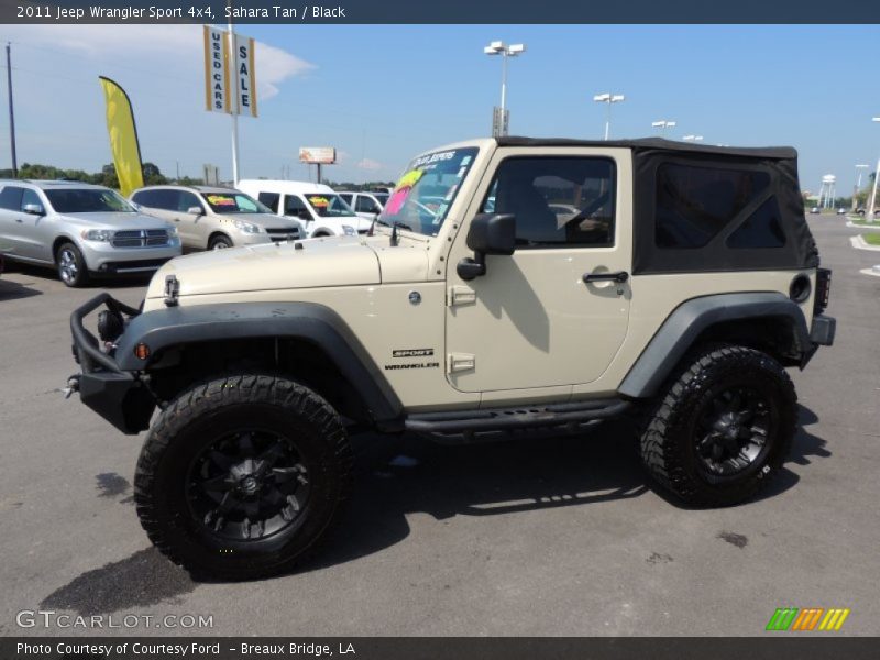 Sahara Tan / Black 2011 Jeep Wrangler Sport 4x4