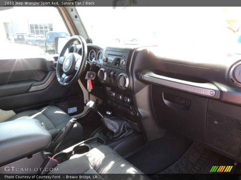 Sahara Tan / Black 2011 Jeep Wrangler Sport 4x4