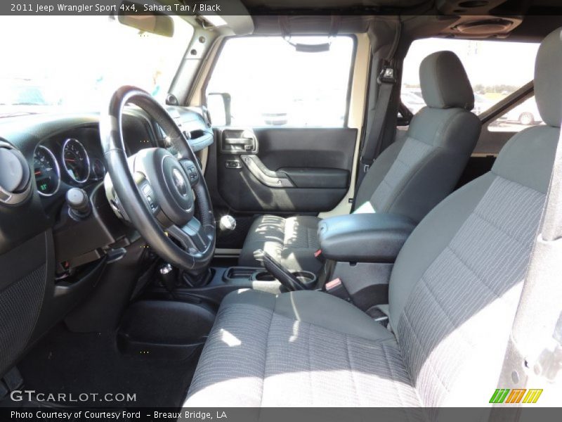 Sahara Tan / Black 2011 Jeep Wrangler Sport 4x4