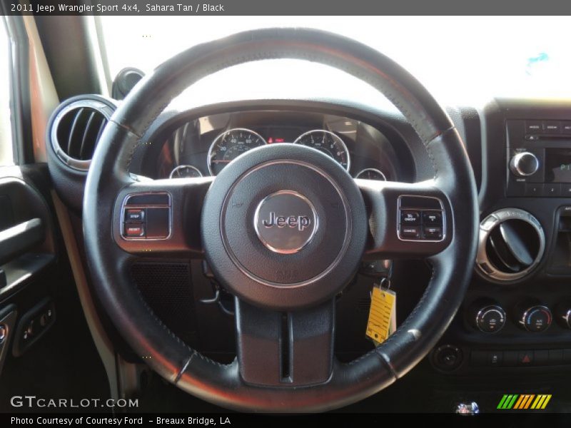 Sahara Tan / Black 2011 Jeep Wrangler Sport 4x4