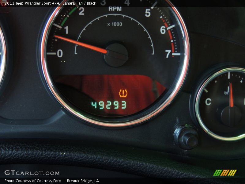 Sahara Tan / Black 2011 Jeep Wrangler Sport 4x4