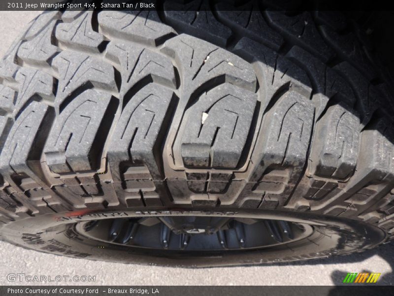 Sahara Tan / Black 2011 Jeep Wrangler Sport 4x4