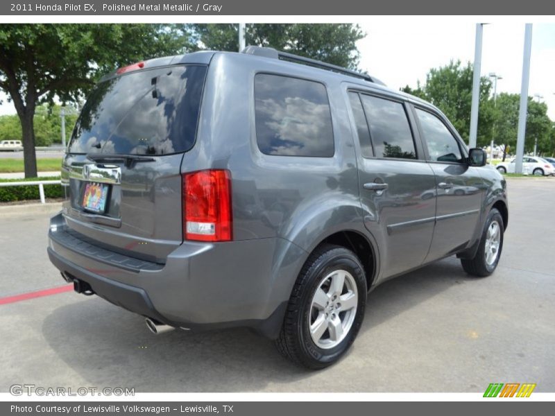 Polished Metal Metallic / Gray 2011 Honda Pilot EX