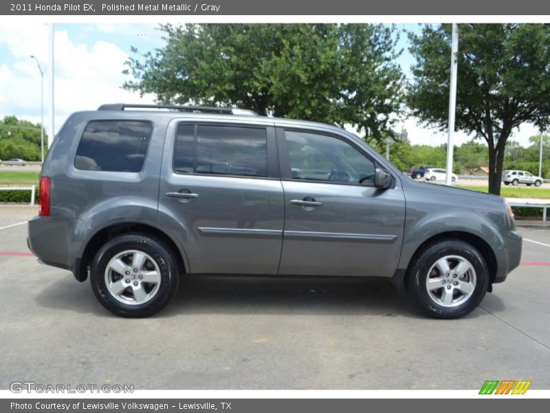 Polished Metal Metallic / Gray 2011 Honda Pilot EX
