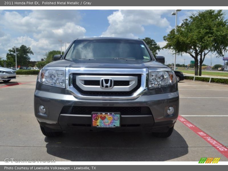 Polished Metal Metallic / Gray 2011 Honda Pilot EX