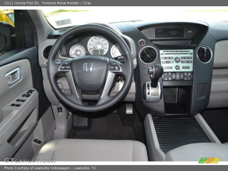 Polished Metal Metallic / Gray 2011 Honda Pilot EX
