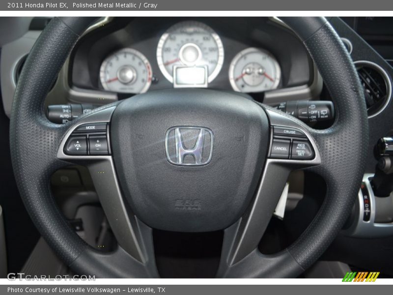 Polished Metal Metallic / Gray 2011 Honda Pilot EX