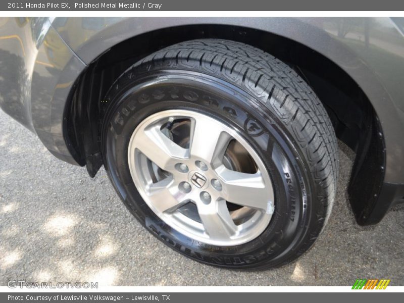Polished Metal Metallic / Gray 2011 Honda Pilot EX
