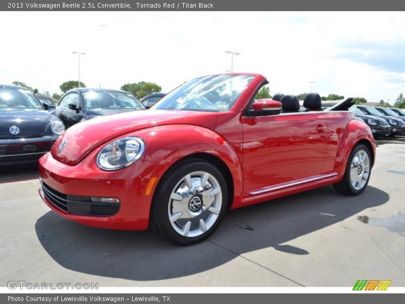 Tornado Red / Titan Black 2013 Volkswagen Beetle 2.5L Convertible