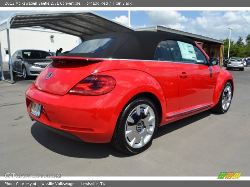 Tornado Red / Titan Black 2013 Volkswagen Beetle 2.5L Convertible