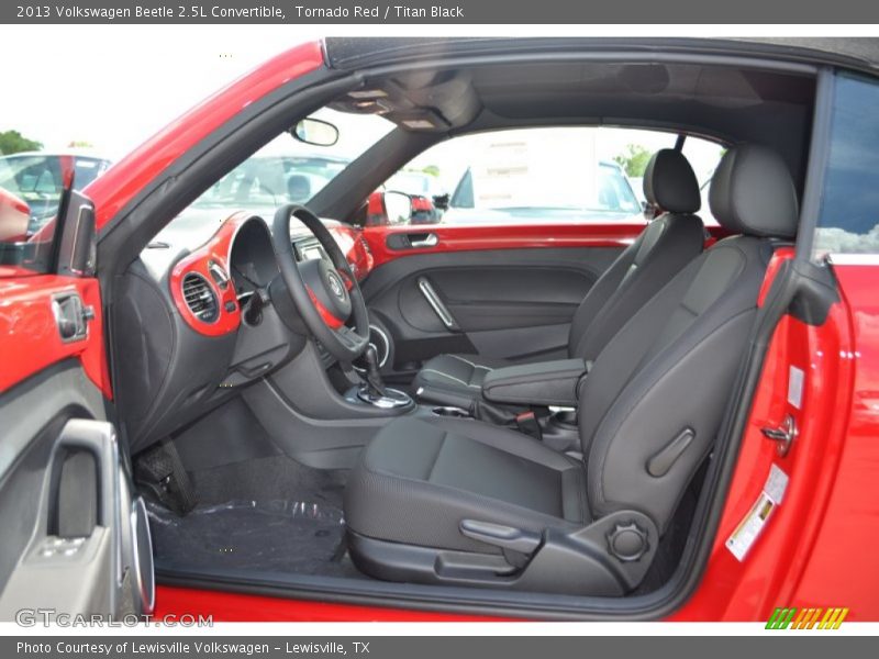 Tornado Red / Titan Black 2013 Volkswagen Beetle 2.5L Convertible