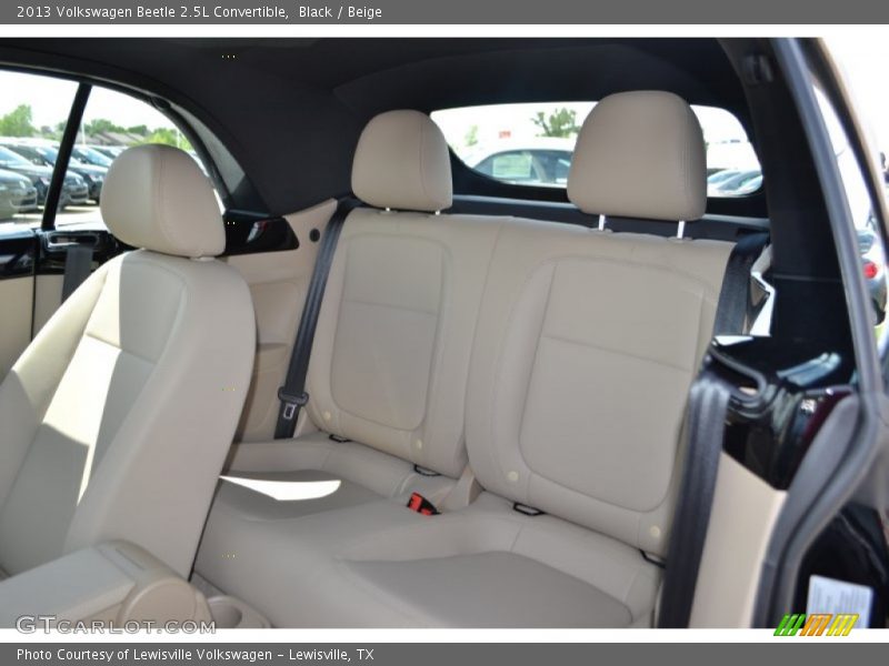 Black / Beige 2013 Volkswagen Beetle 2.5L Convertible