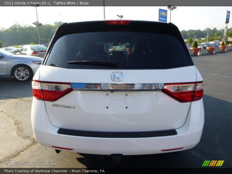 Taffeta White / Beige 2011 Honda Odyssey EX-L