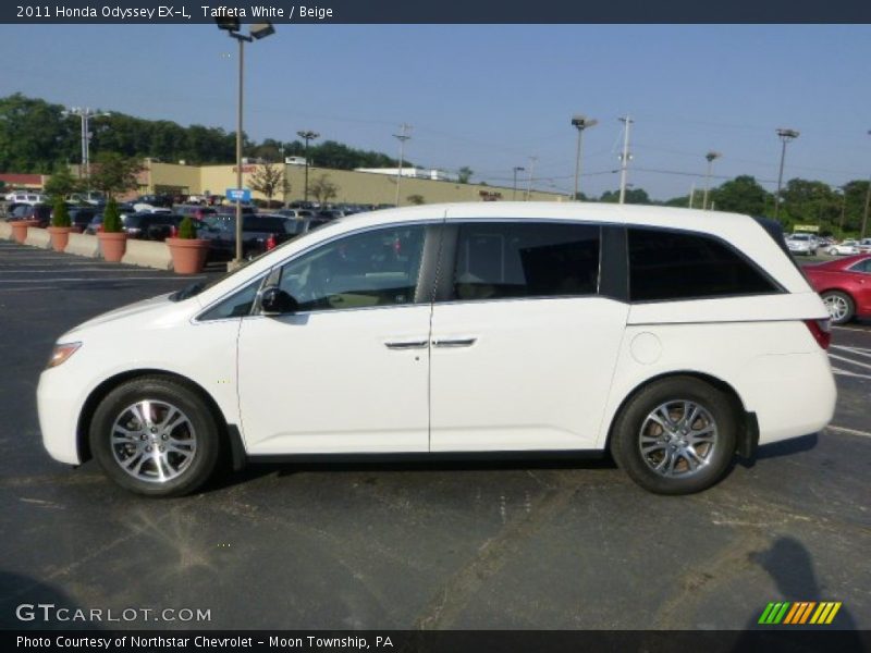 Taffeta White / Beige 2011 Honda Odyssey EX-L