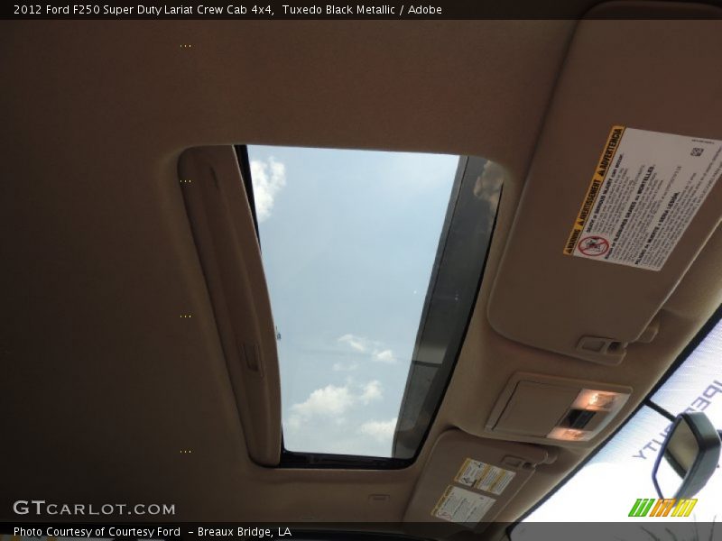 Tuxedo Black Metallic / Adobe 2012 Ford F250 Super Duty Lariat Crew Cab 4x4